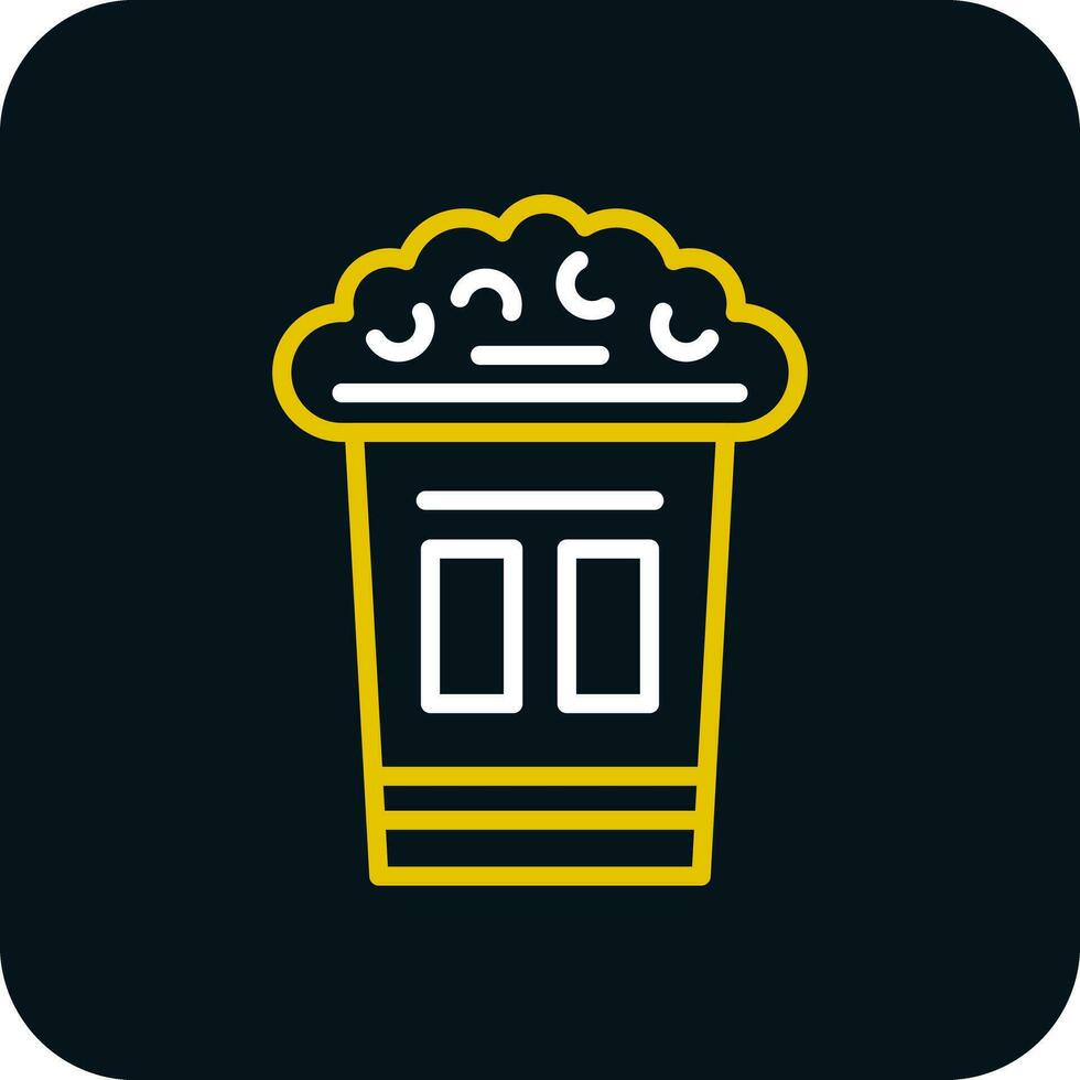 Popcorn Vector Icon Design