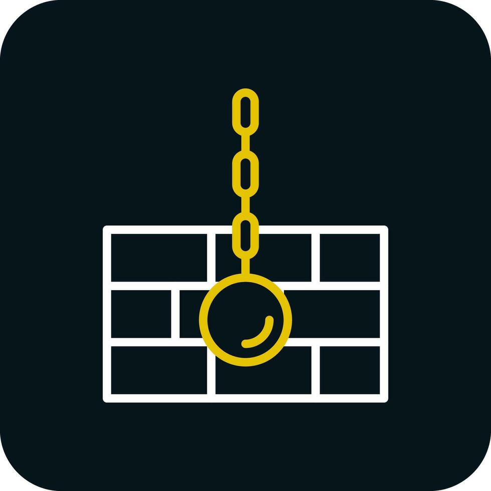 Wrecking ball Vector Icon Design