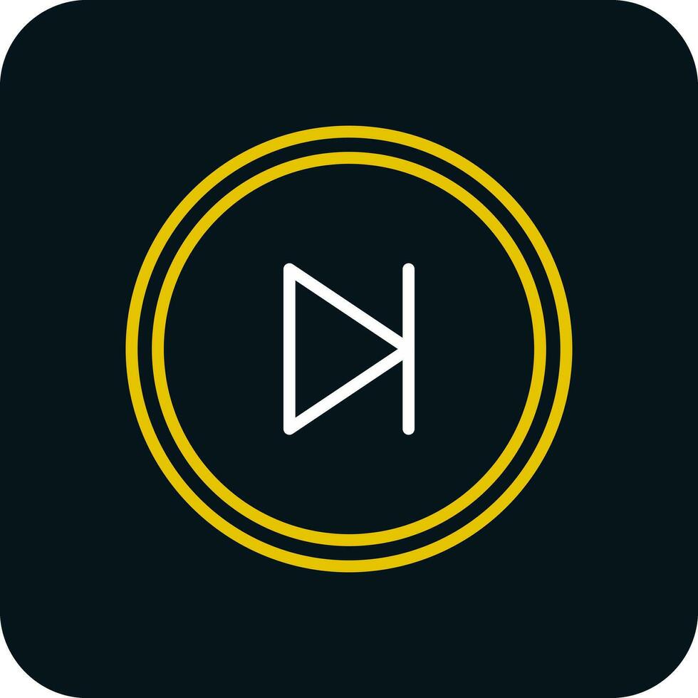 Skip Vector Icon Design