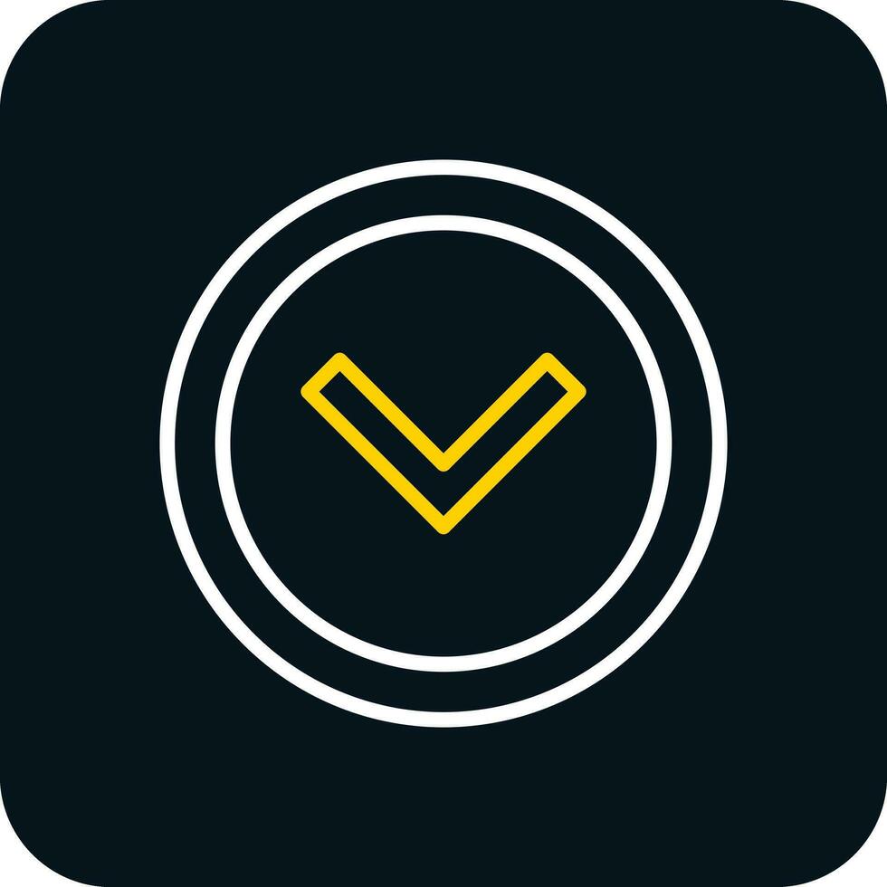 Chevron Arrow Down Vector Icon Design