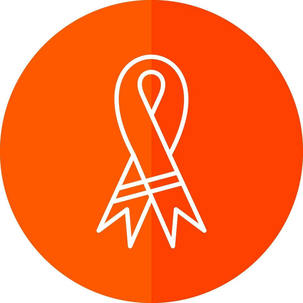Purple ribbon Vector Icon Design