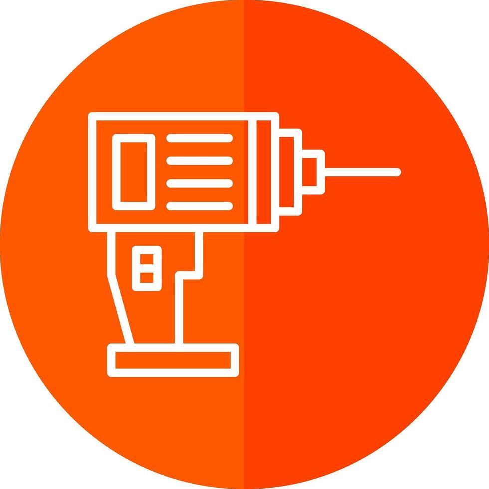 Drill Machine Vector Icon Design