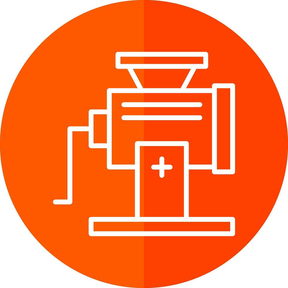 Meat Grinder Vector Icon Design