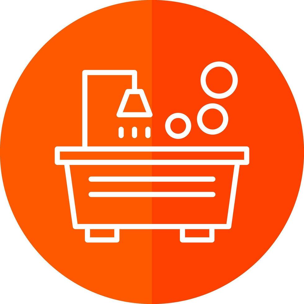 Tub Vector Icon Design