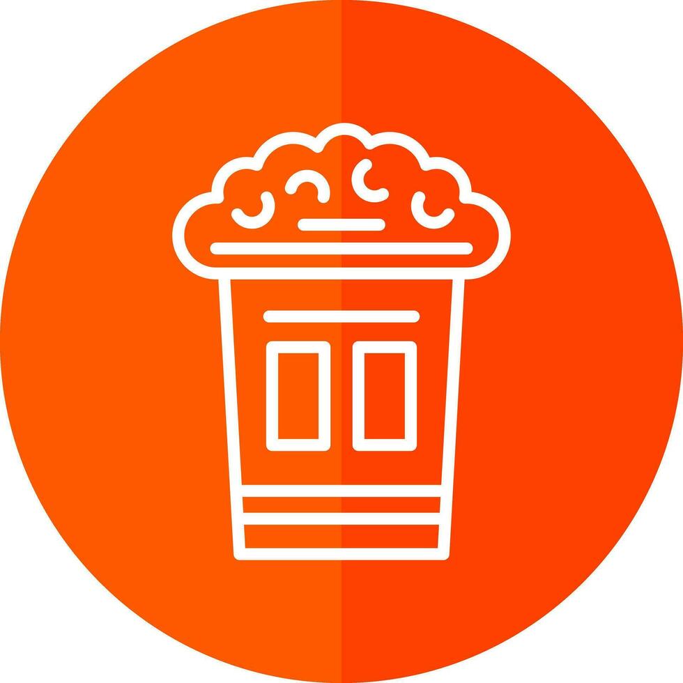 Popcorn Vector Icon Design