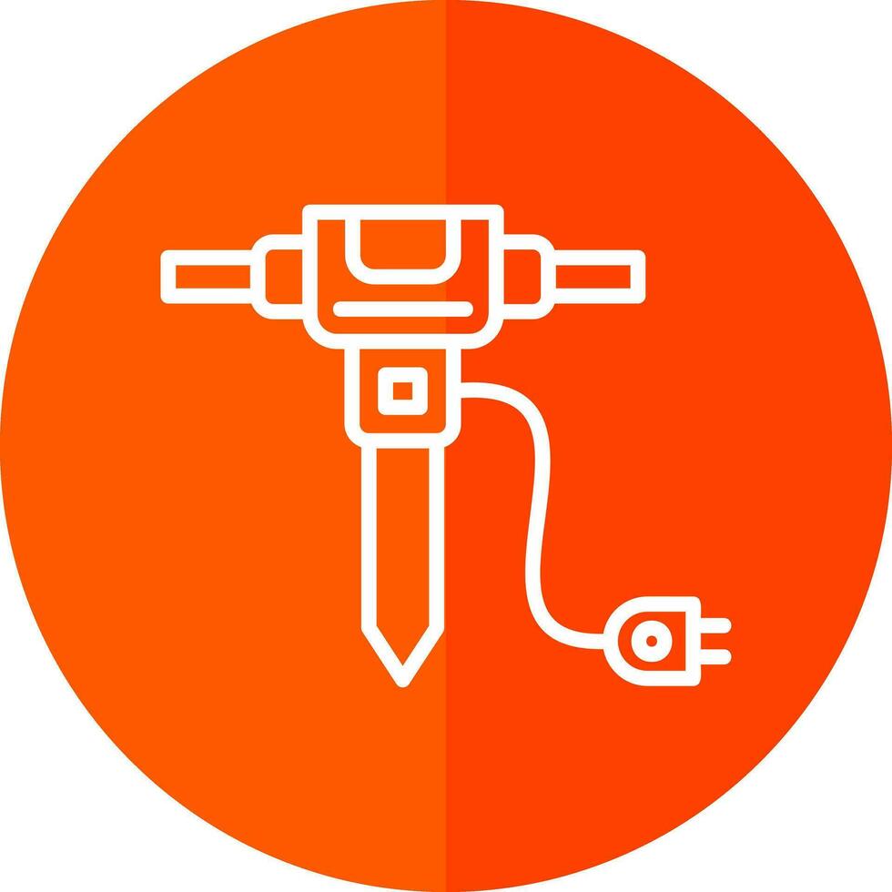 Jackhammer Vector Icon Design