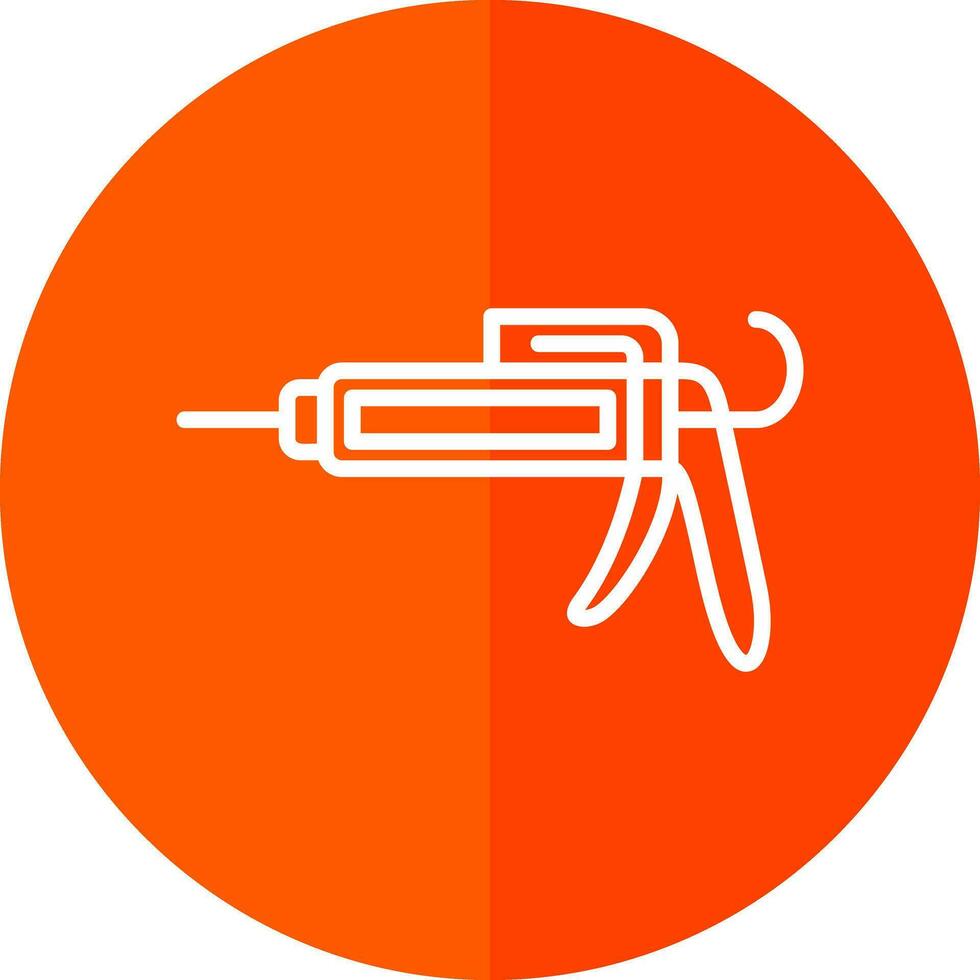 Caulk gun Vector Icon Design