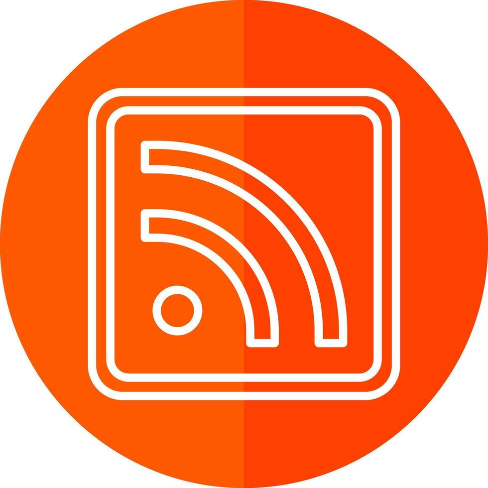 diseño de icono de vector de rss