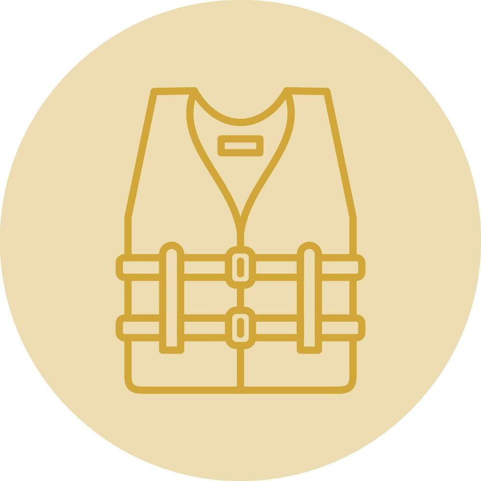 Life vest Vector Icon Design
