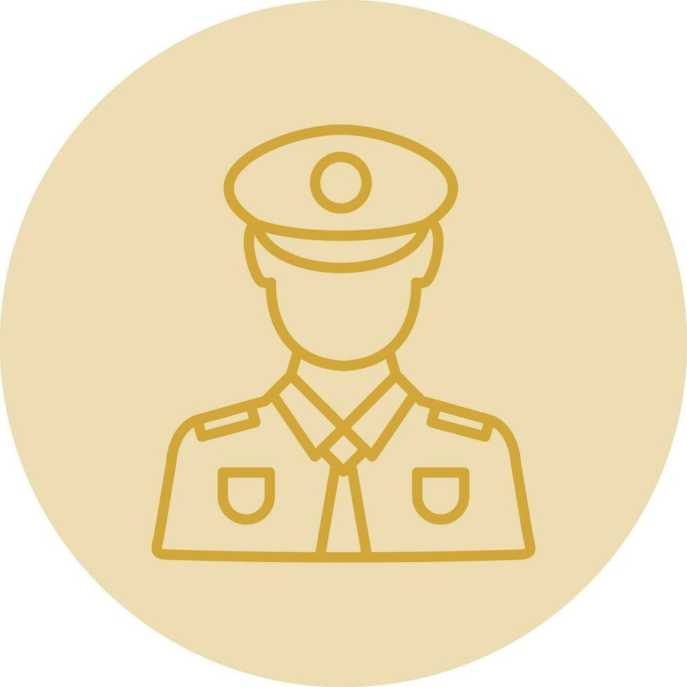 Policeman Vector Icon Design