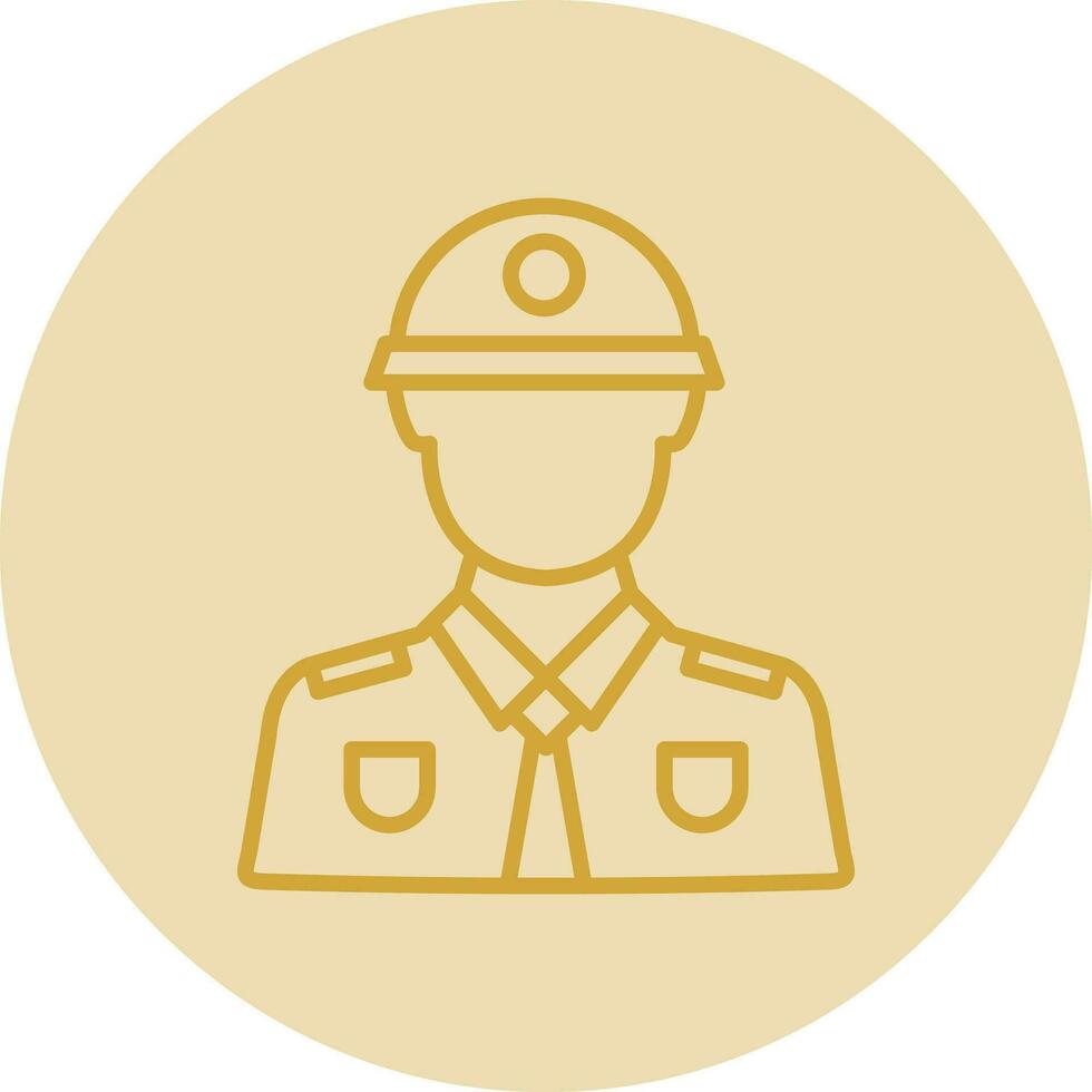 Soldier Vector Icon Design