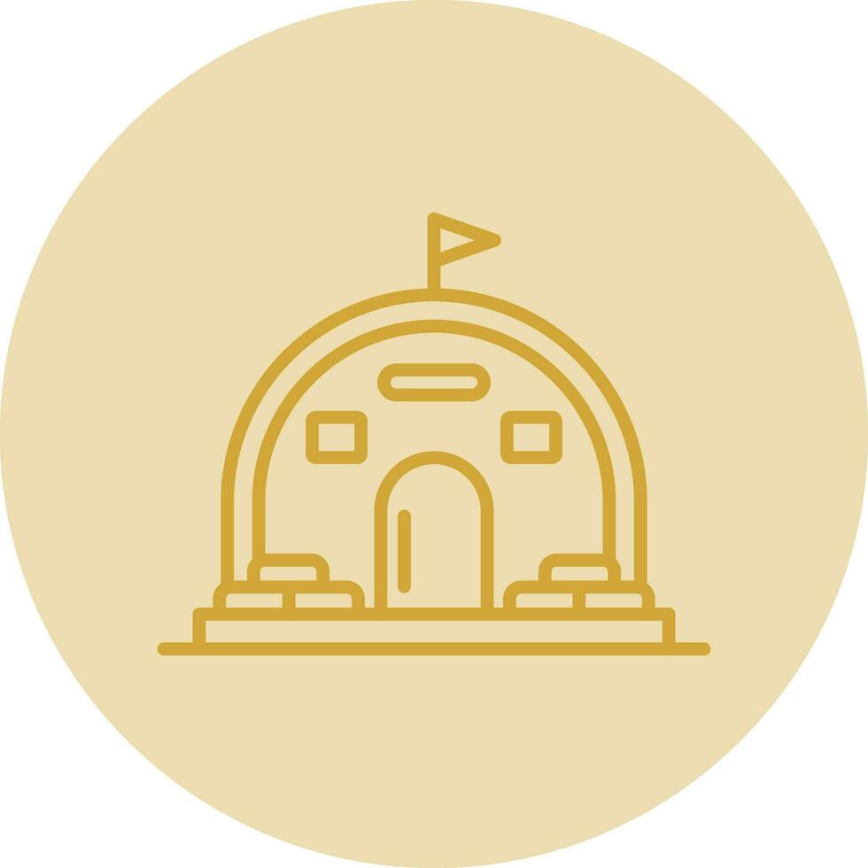 Bunker Vector Icon Design