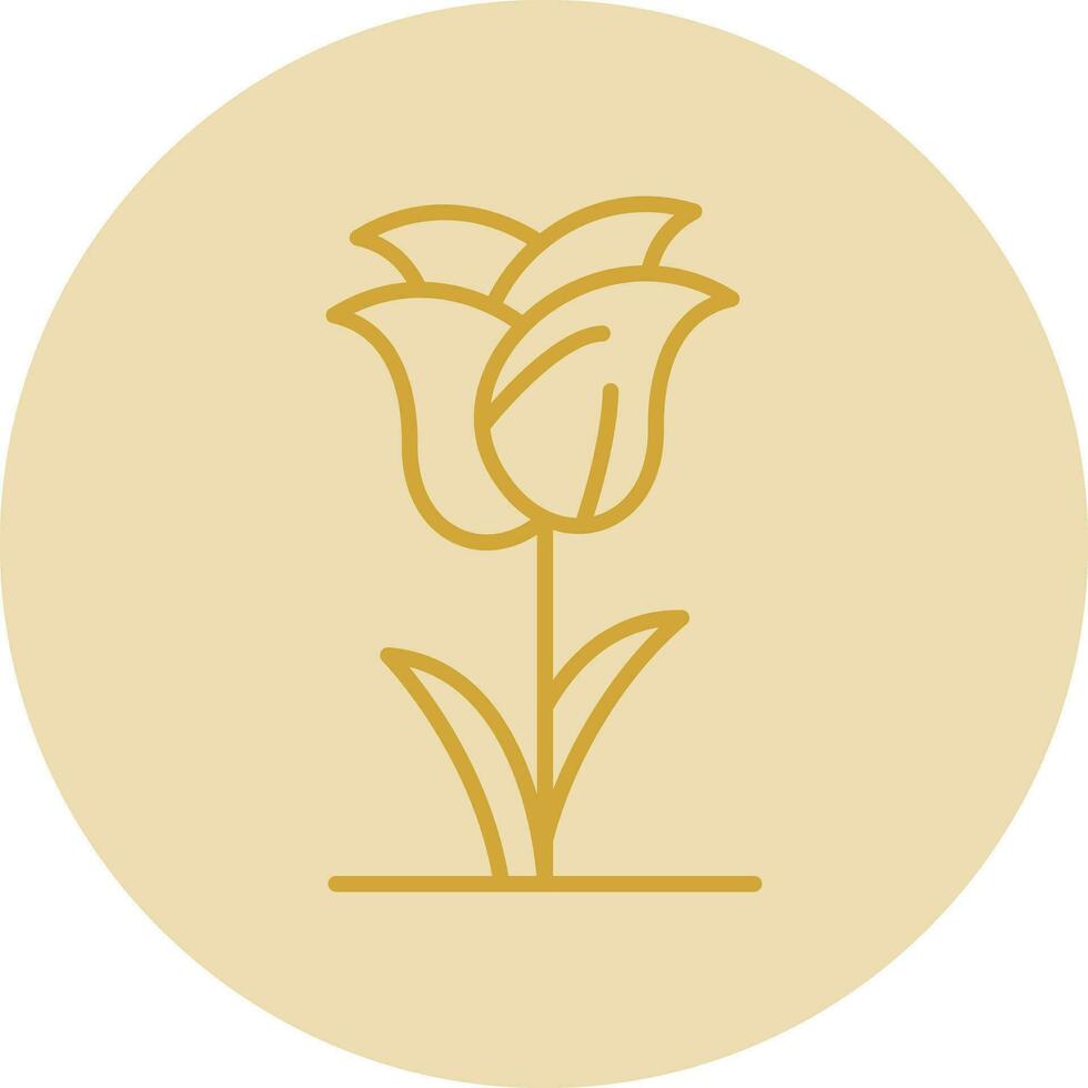 Tulip Vector Icon Design