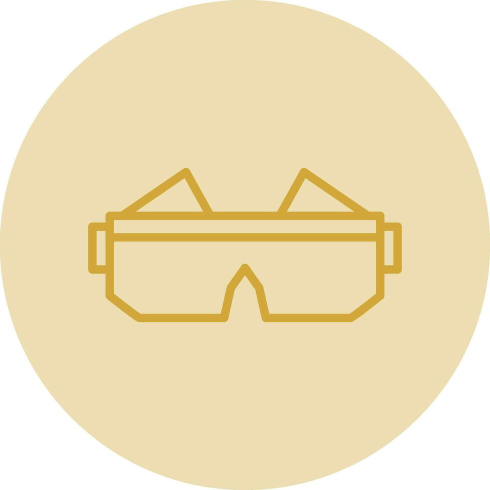 Safety Goggles Vector Icon Design