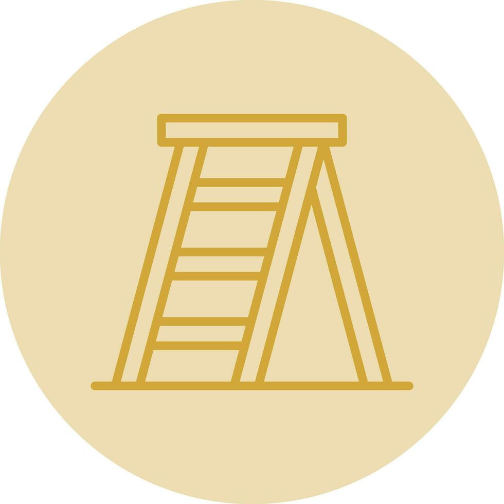 diseño de icono de vector de escalera