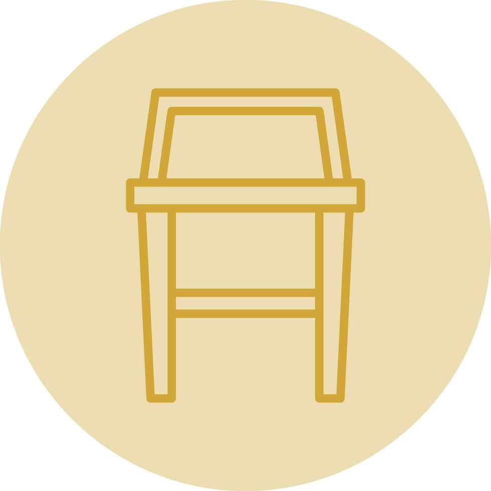 Bar Stool Vector Icon Design