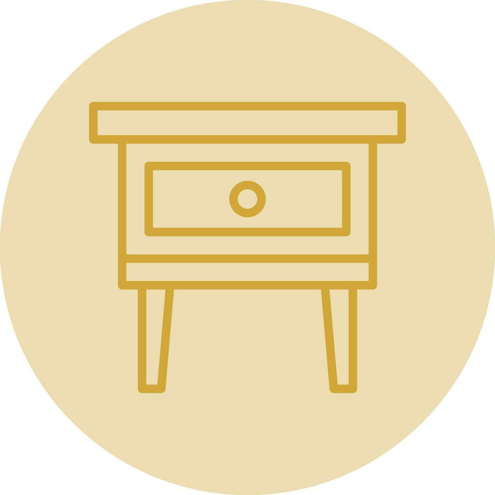 Night Stand Vector Icon Design