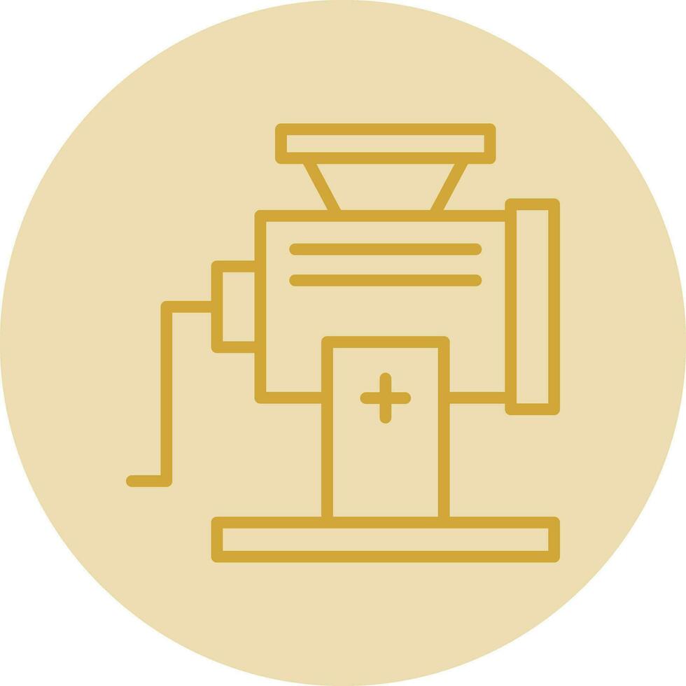 Meat Grinder Vector Icon Design