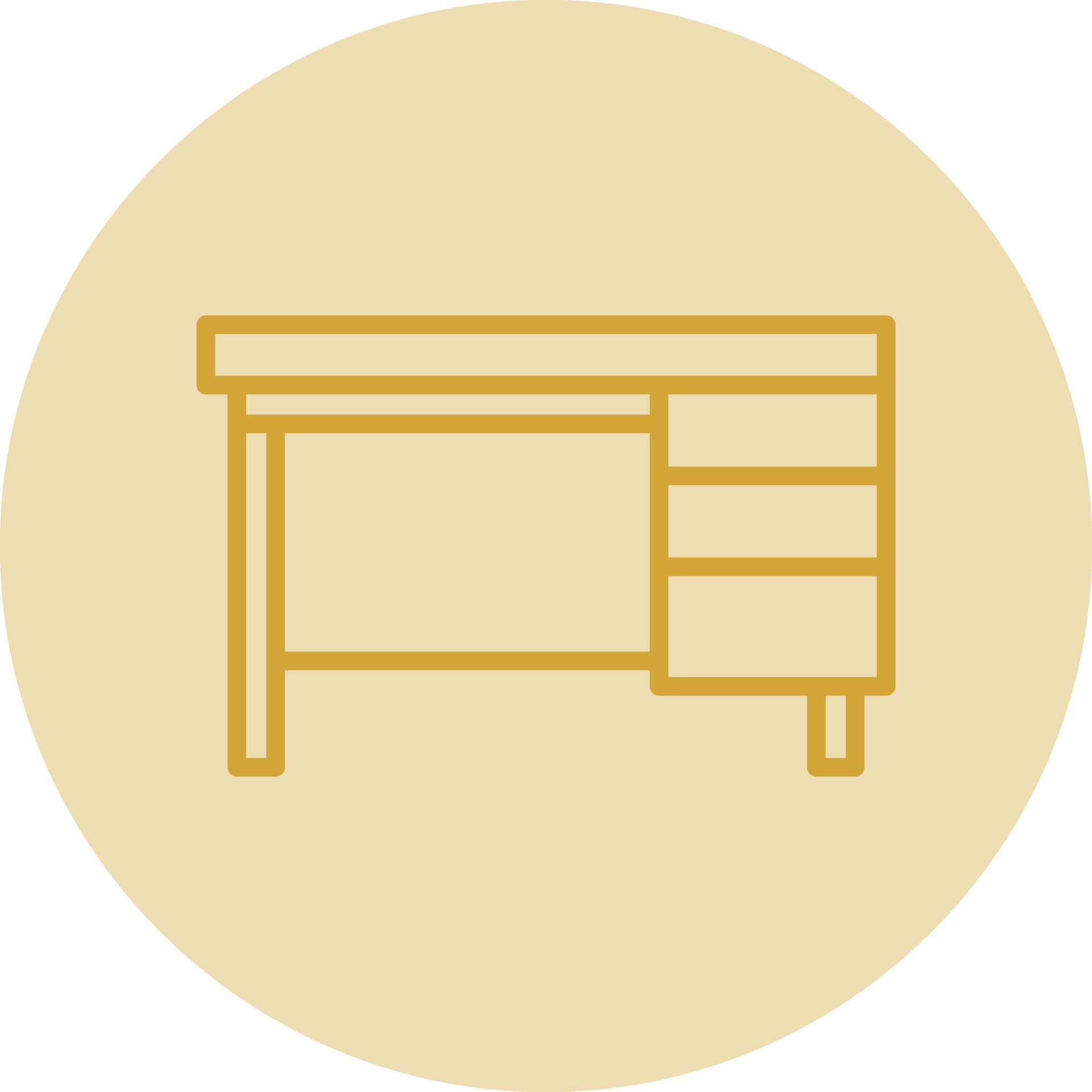 Office Table Vector Icon Design 26010980 Vector Art at Vecteezy