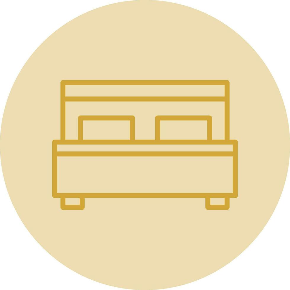 Bed Vector Icon Design