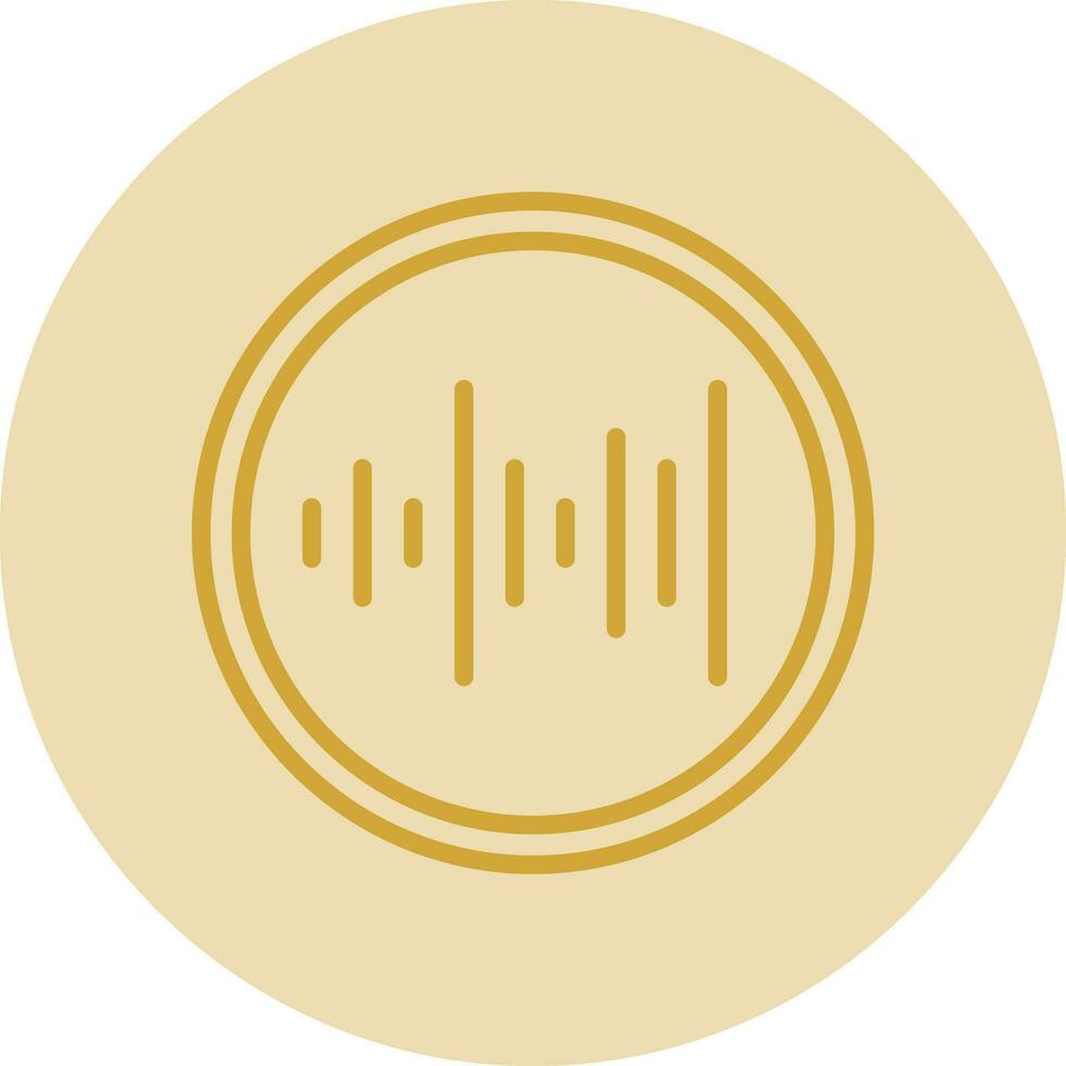 Sound waves Vector Icon Design
