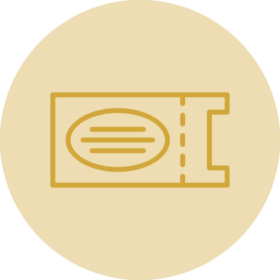 Ticket Vector Icon Design