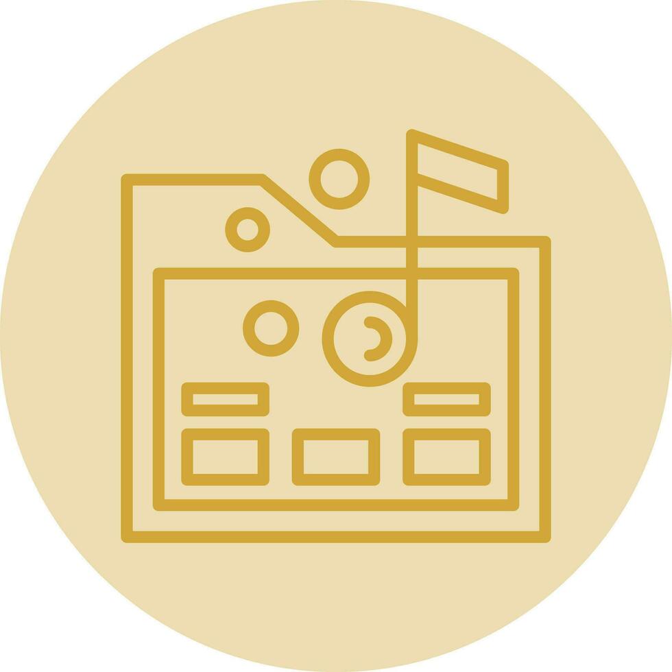Music folder Vector Icon Design