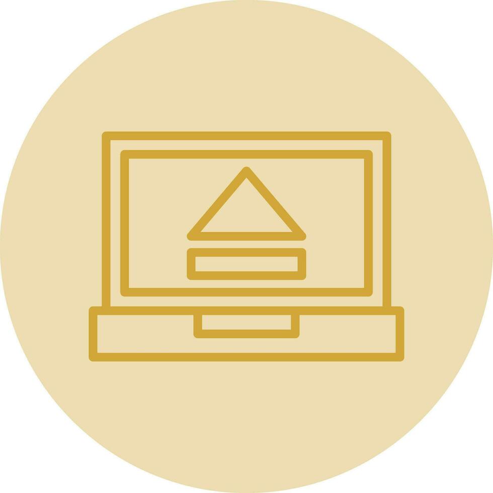 Eject Vector Icon Design