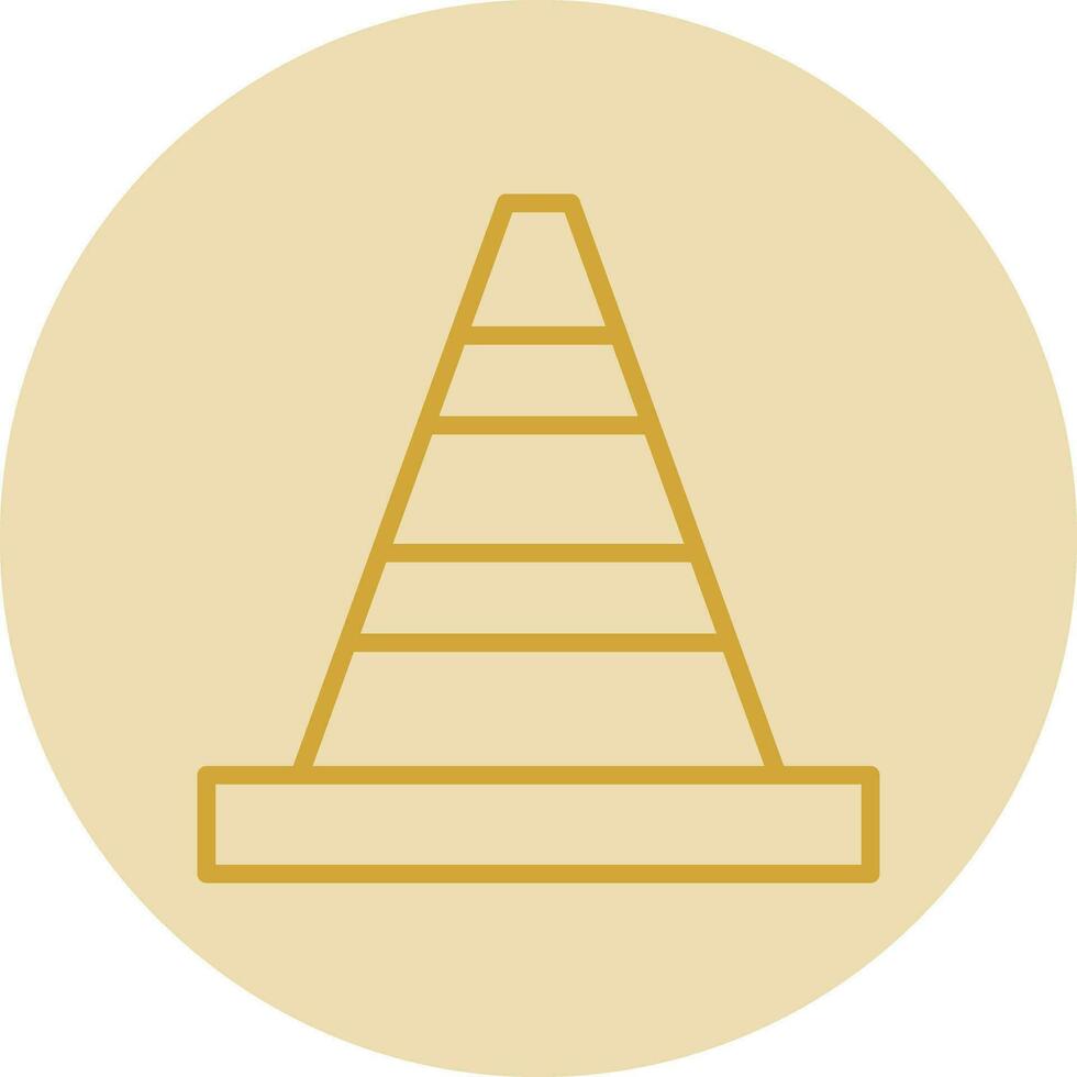 Traffic cone Vector Icon Design