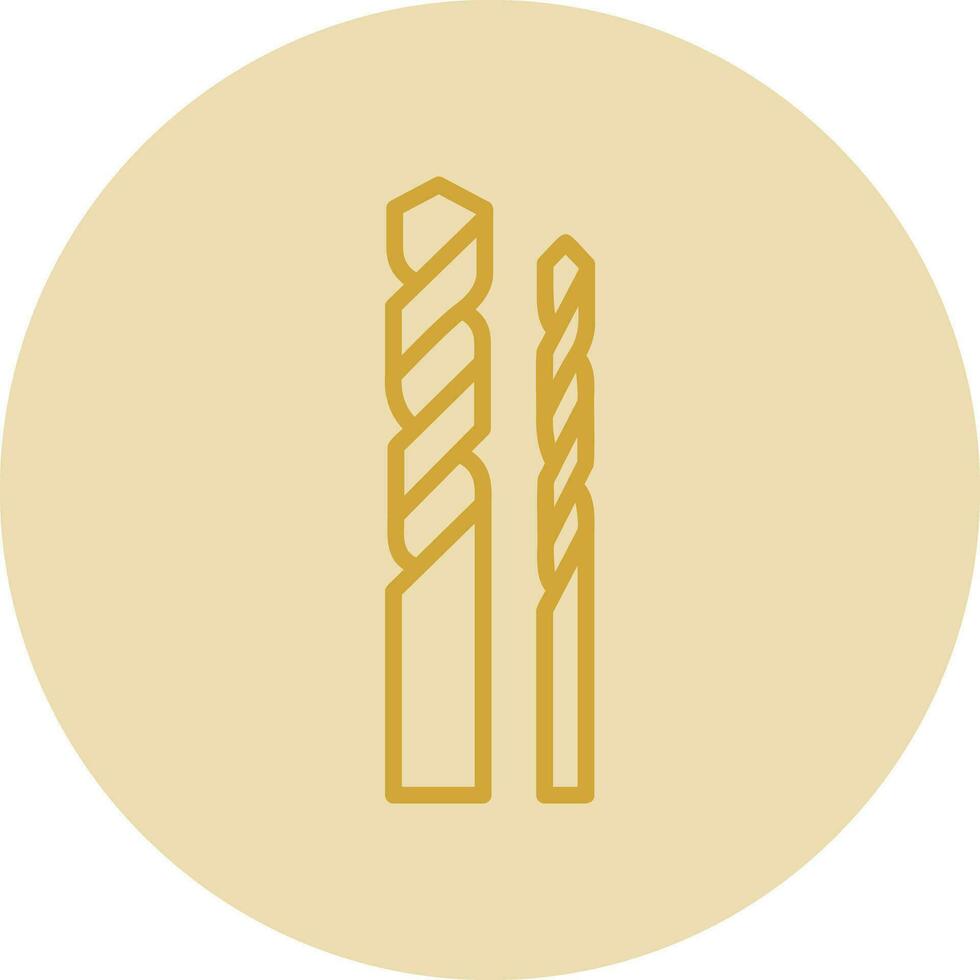 Drill tip Vector Icon Design
