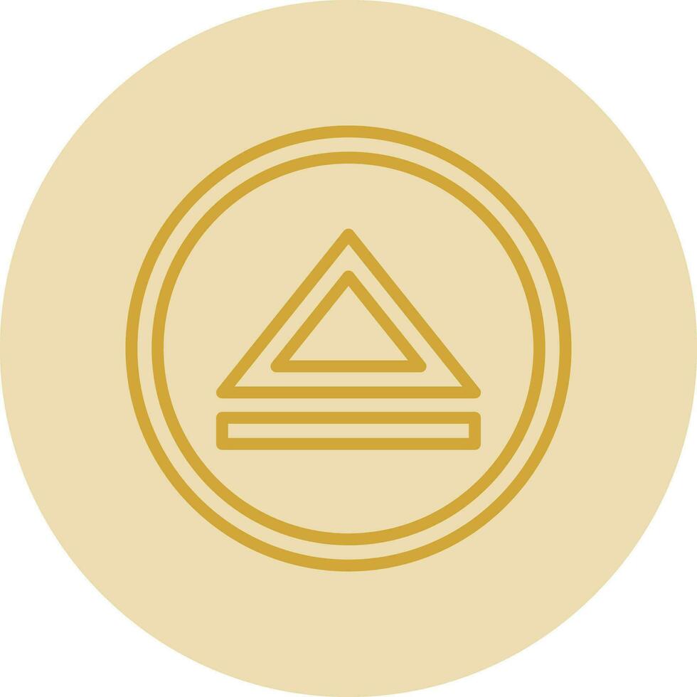 Eject Vector Icon Design