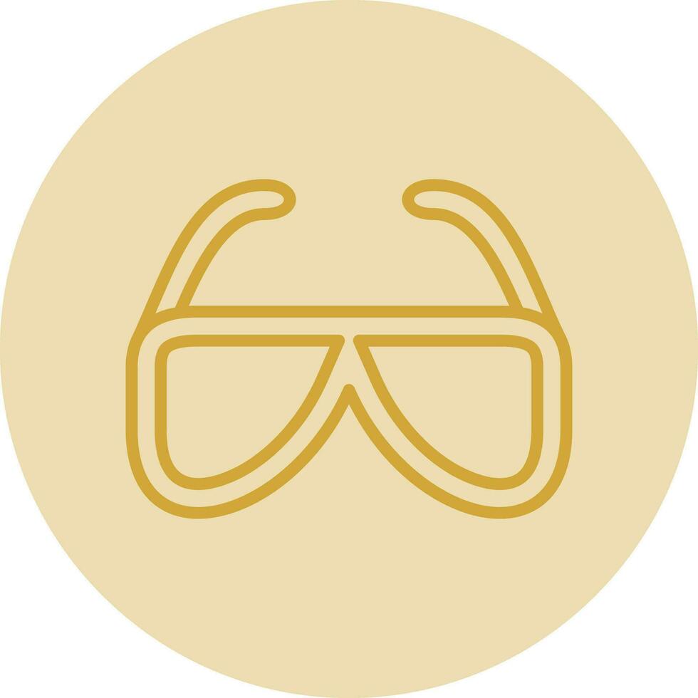 Safety glasses Vector Icon Design