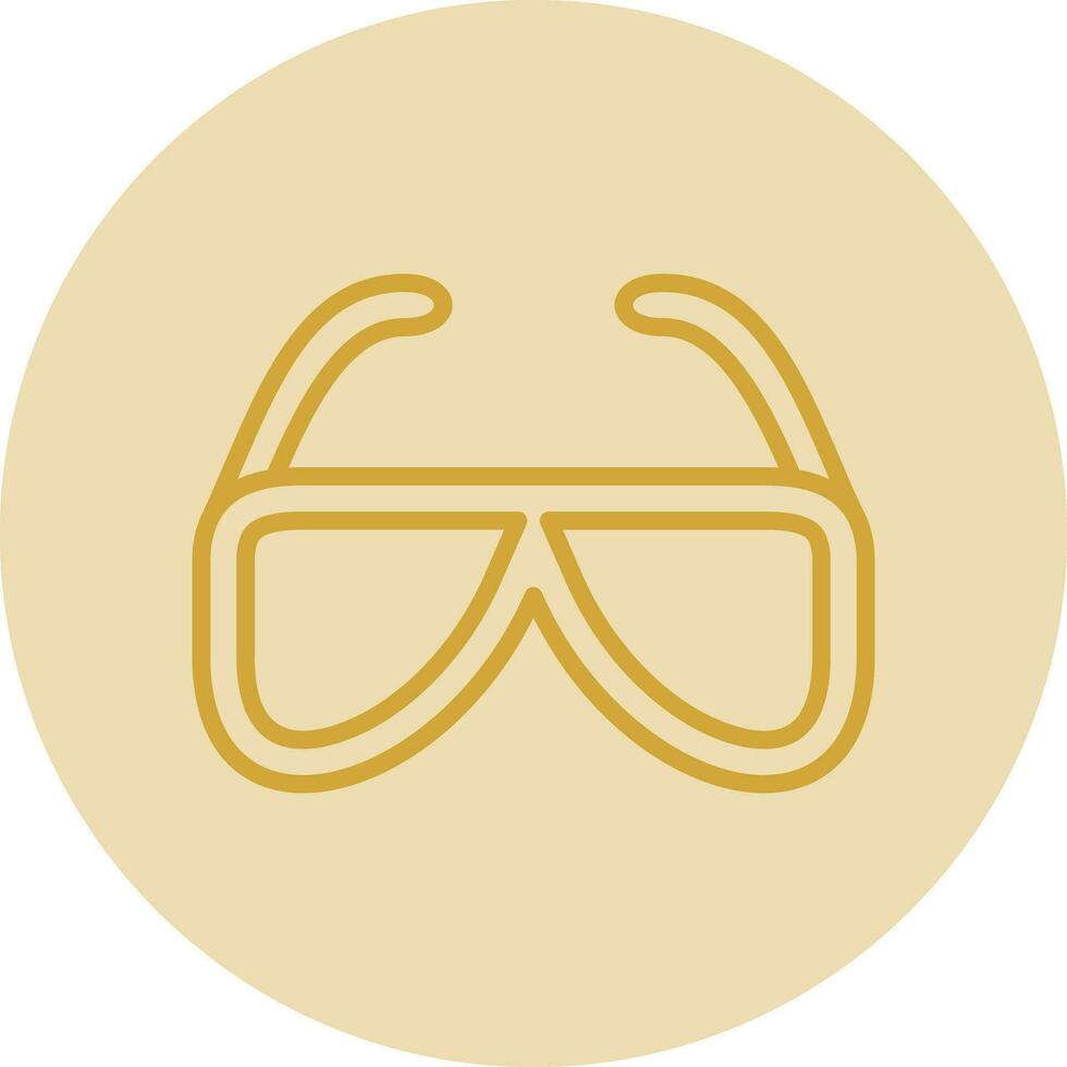 la seguridad lentes vector icono diseño