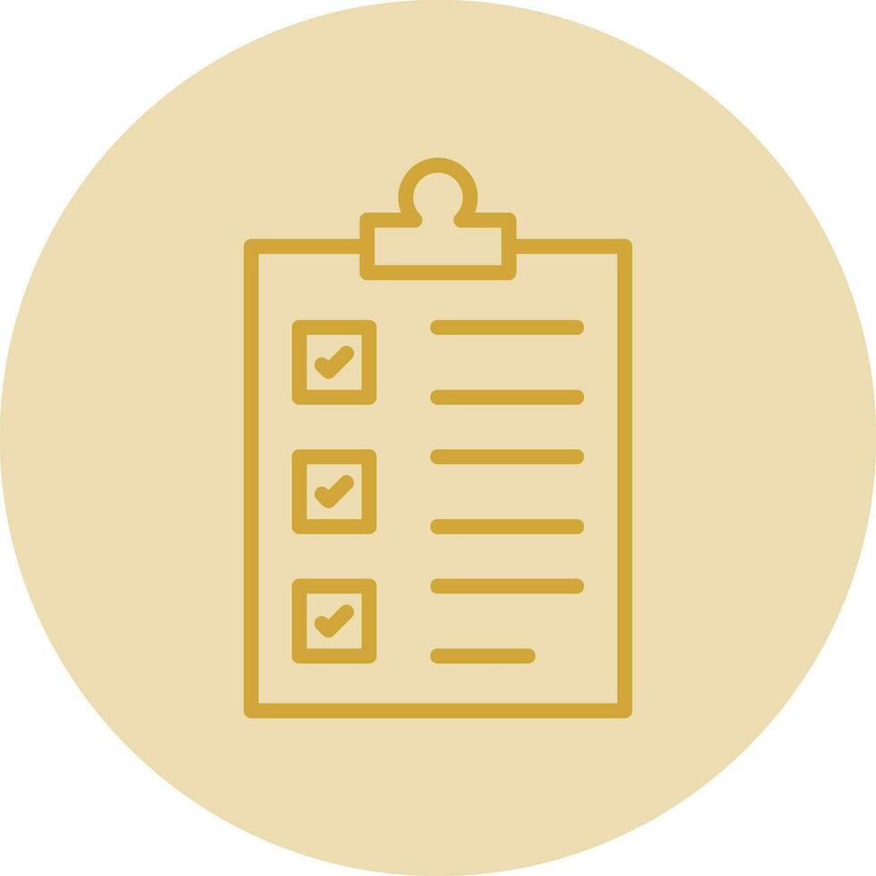 List Vector Icon Design