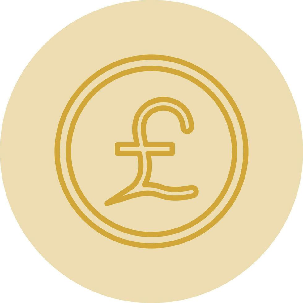 Pound Vector Icon Design