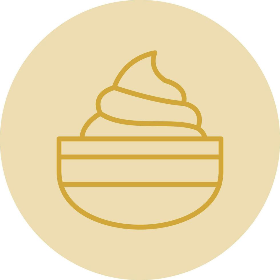 Cream Vector Icon Design