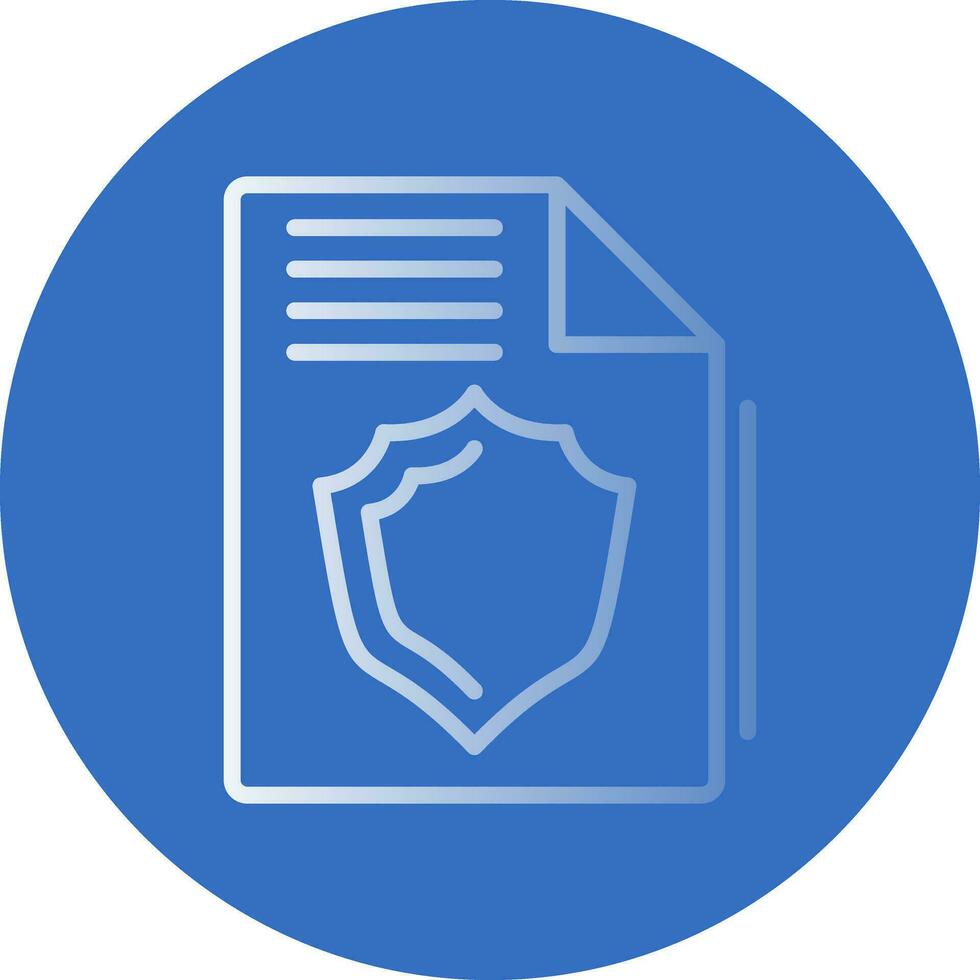 File protection Vector Icon Design