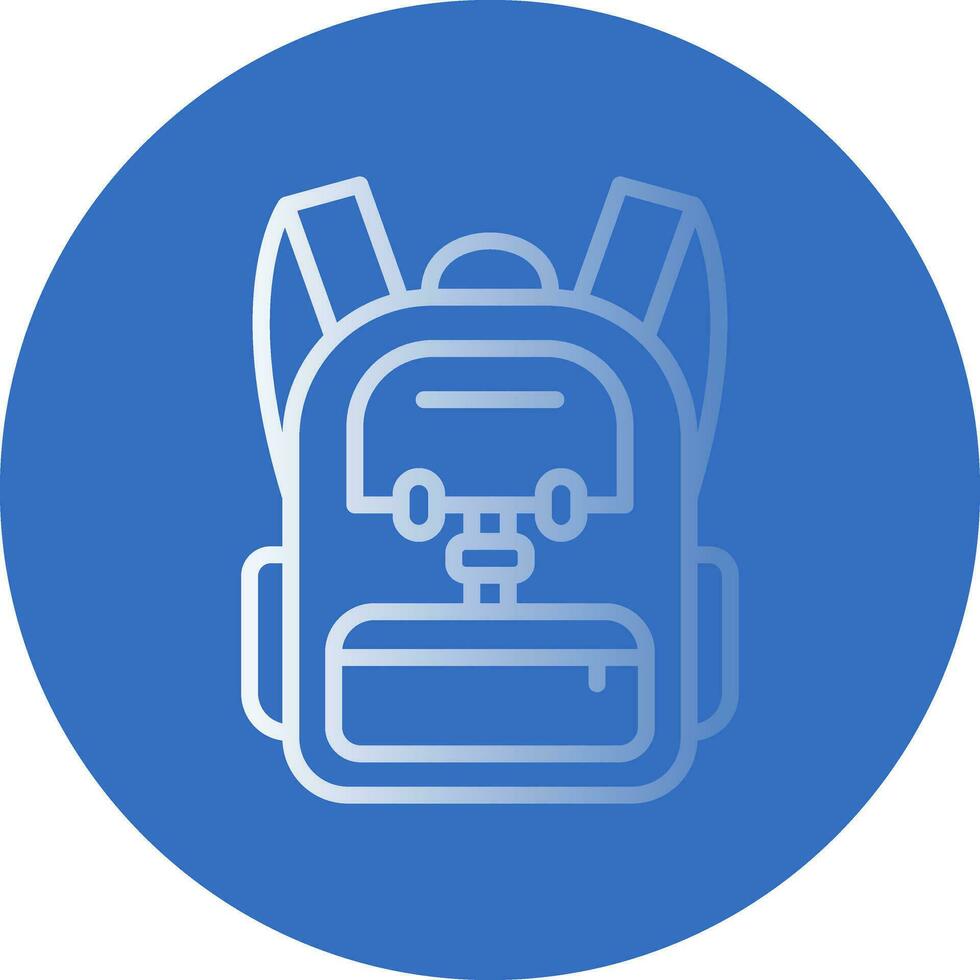 Backpack Vector Icon Design