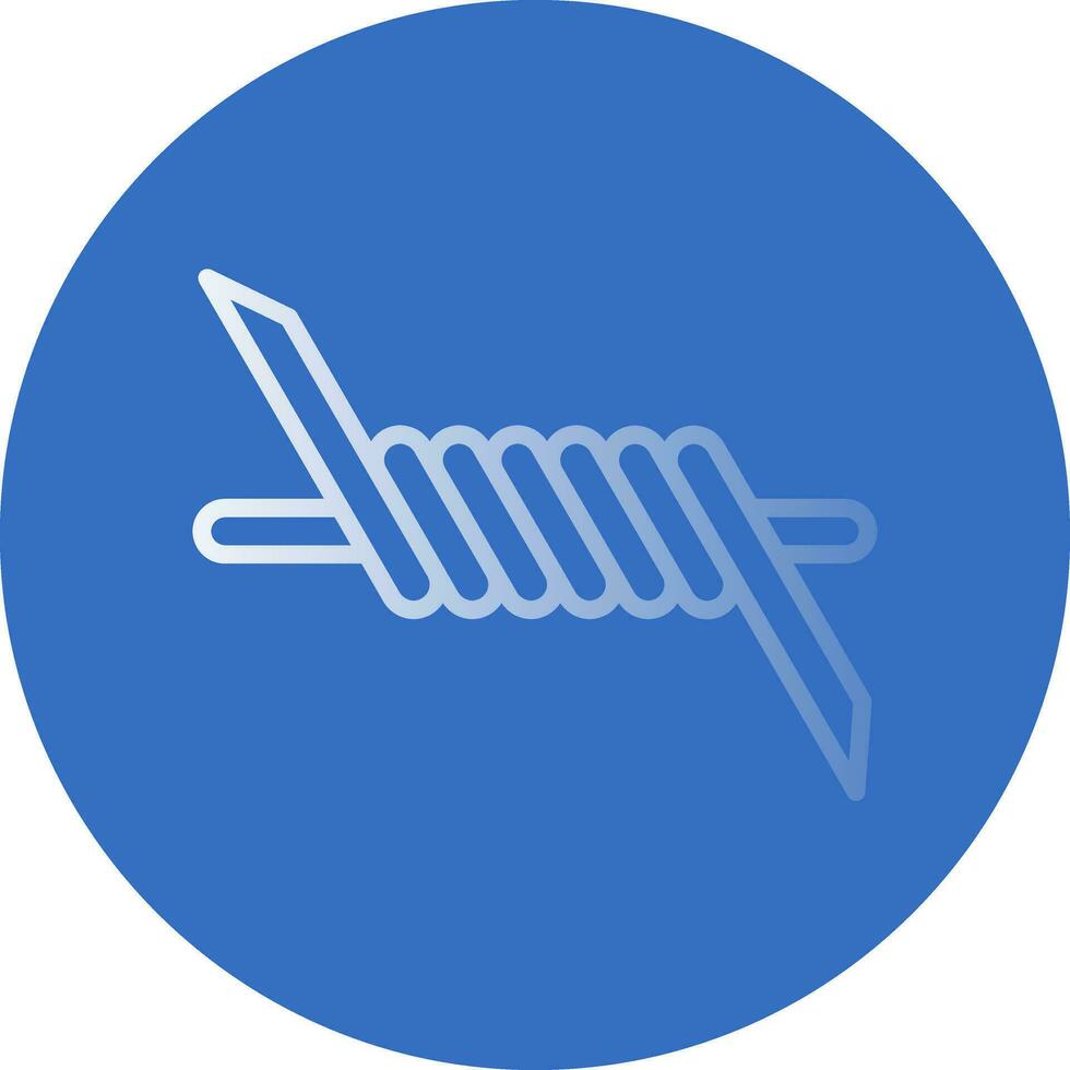 Barbed wire Vector Icon Design