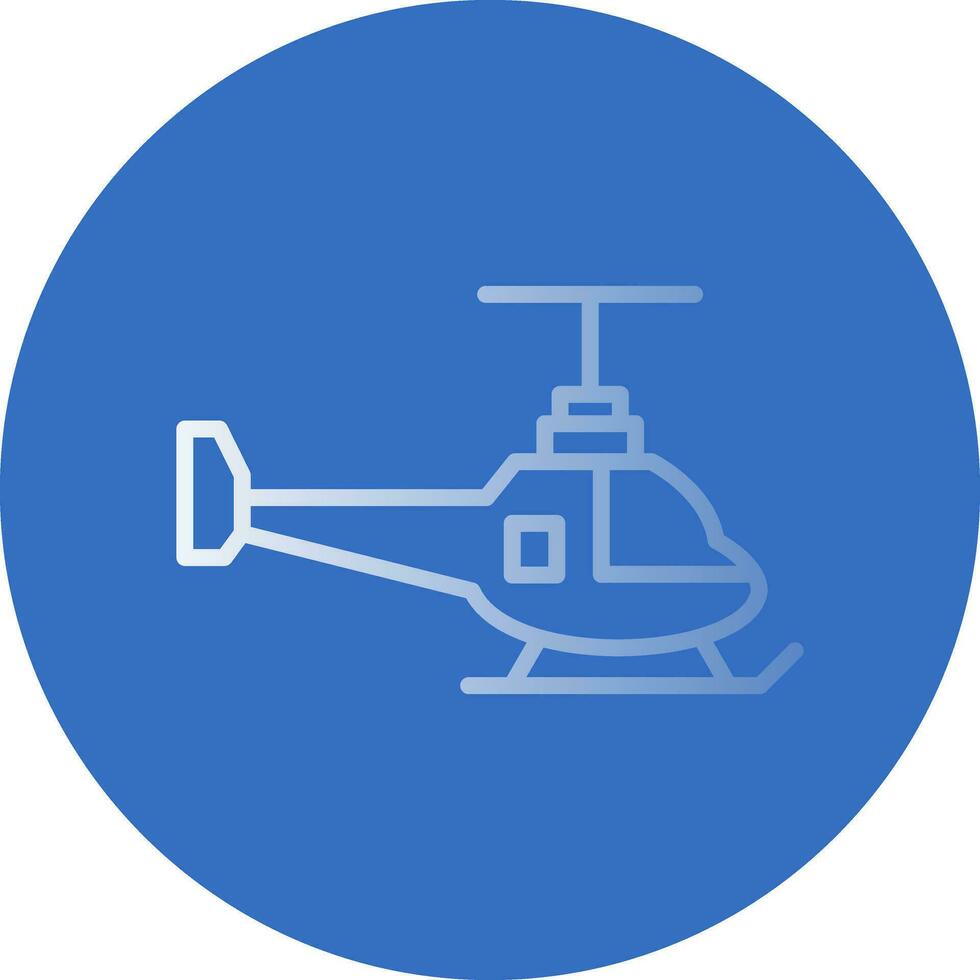 Helicopter Vector Icon Design