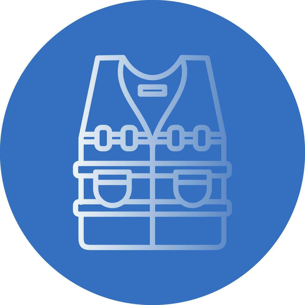Bulletproof vest Vector Icon Design