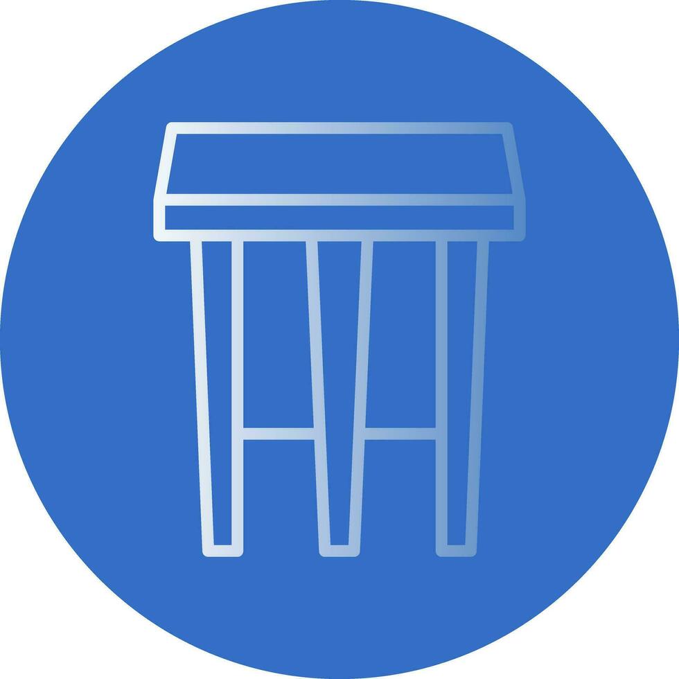 Stool Vector Icon Design