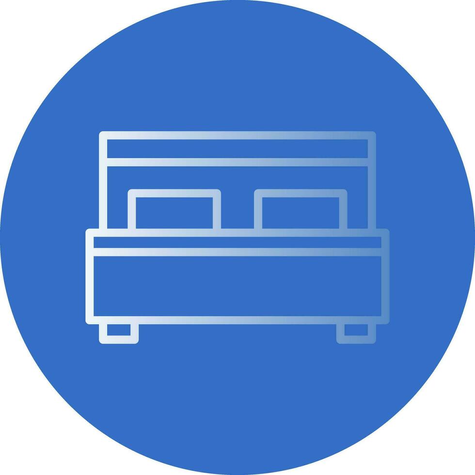 Bed Vector Icon Design