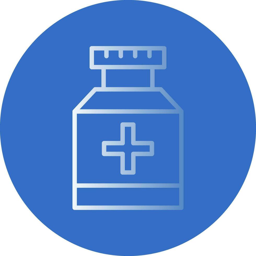Pill jar Vector Icon Design