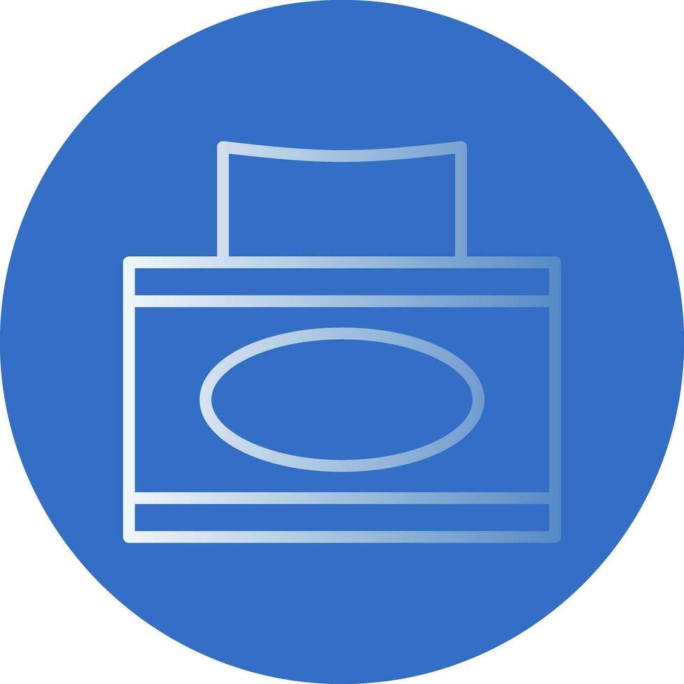 Tissue box Vector Icon Design