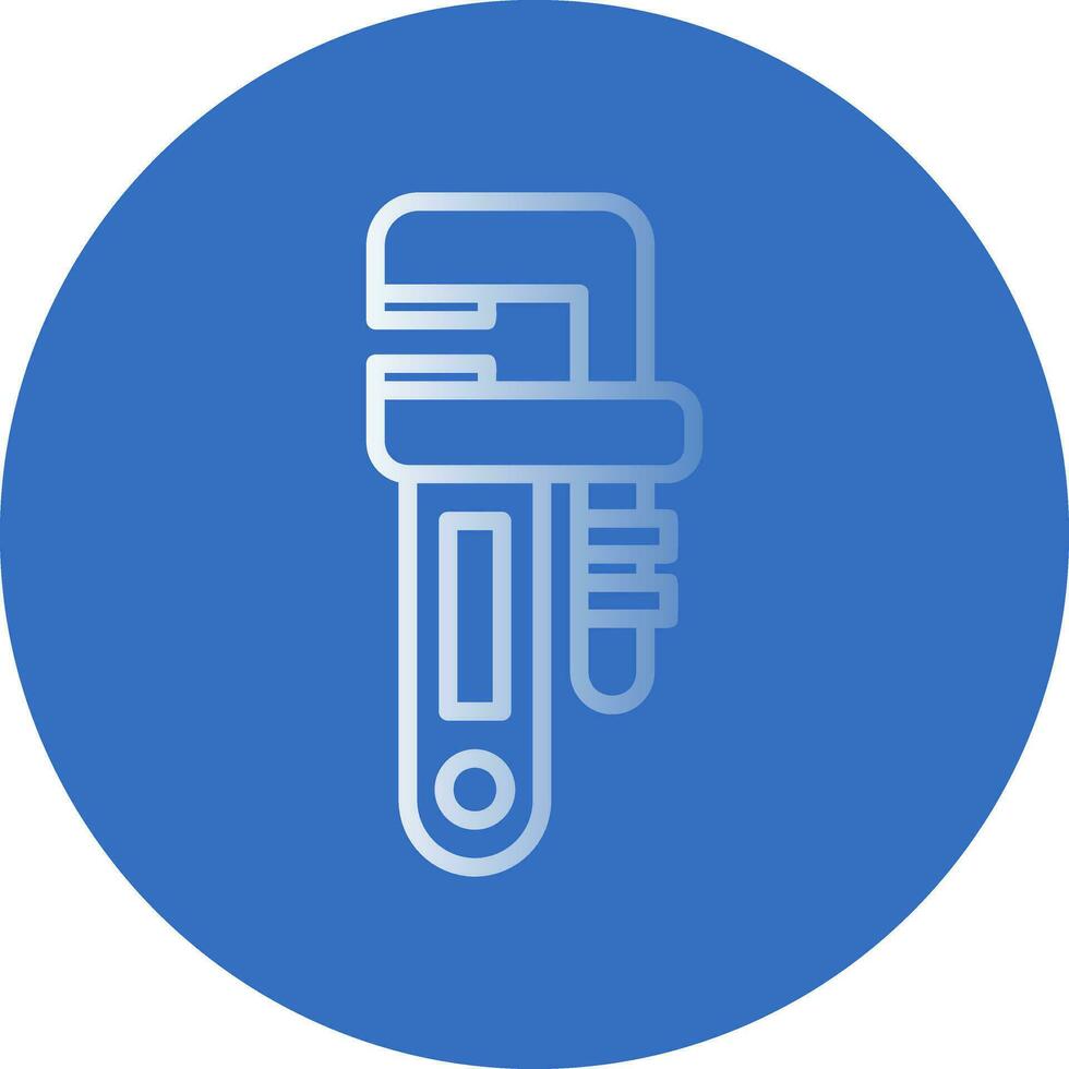 Pipe wrench Vector Icon Design