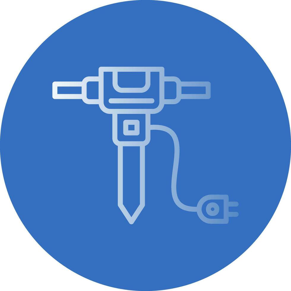 Jackhammer Vector Icon Design