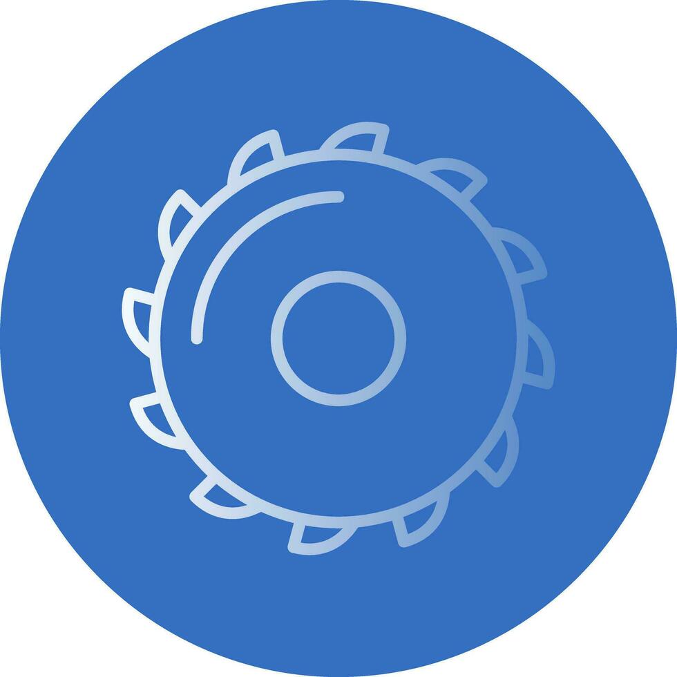 Saw blade Vector Icon Design