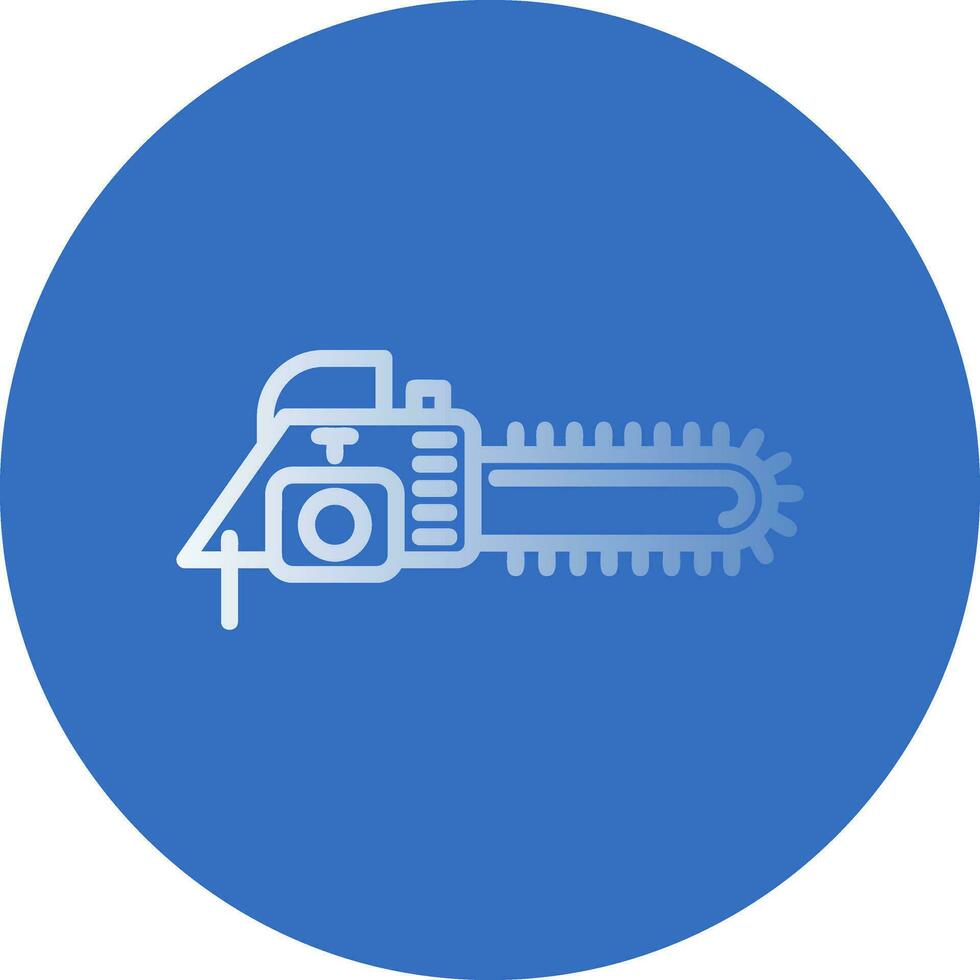 Chain saw Vector Icon Design