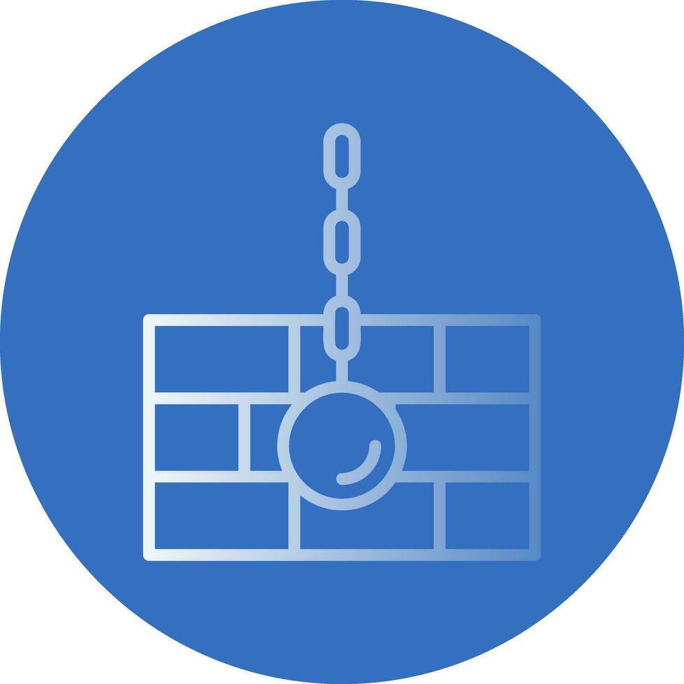 Wrecking ball Vector Icon Design
